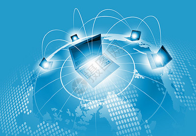 網(wǎng)絡筆記本電腦的世界背景聯(lián)系與合作
